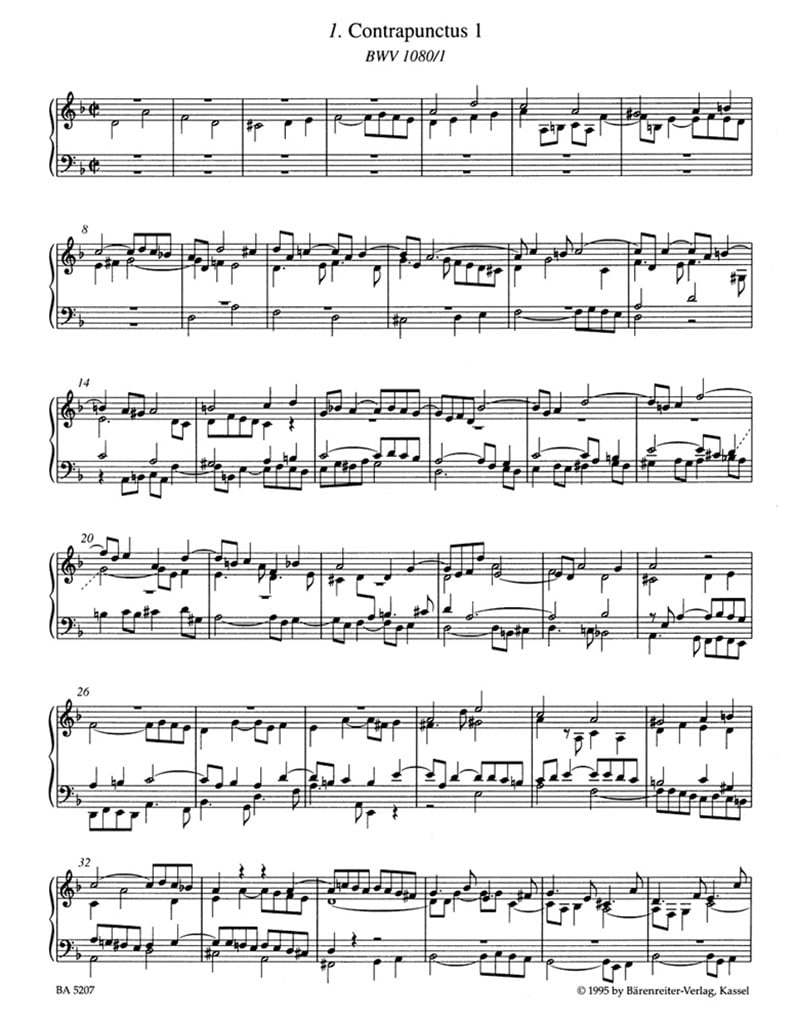 The Art of Fugue BWV 1080